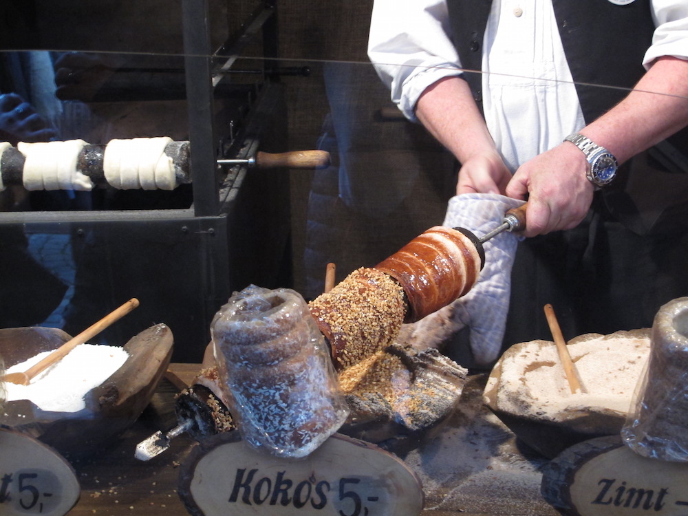 Food at Christmas market