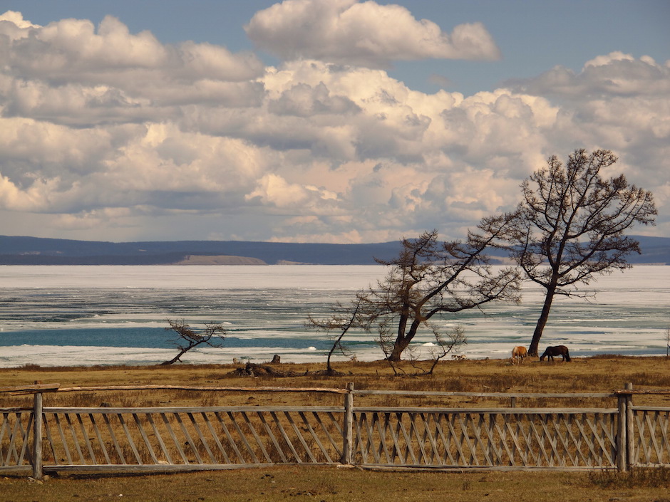 Khovsgol lake iced over