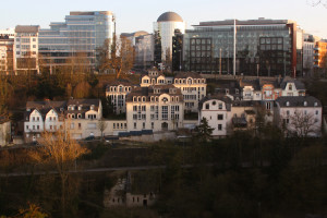 Luxembourg city panorama