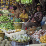 Cambodian fruit marketplace