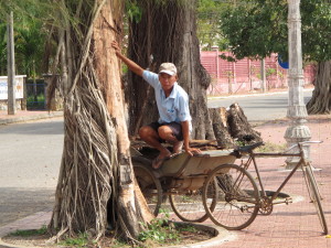 Locals in Kompot