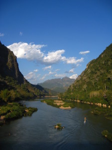 River trip to Nong Khiaw, Laos