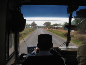 Laos, bus driver
