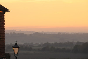 Rye, England at sunset